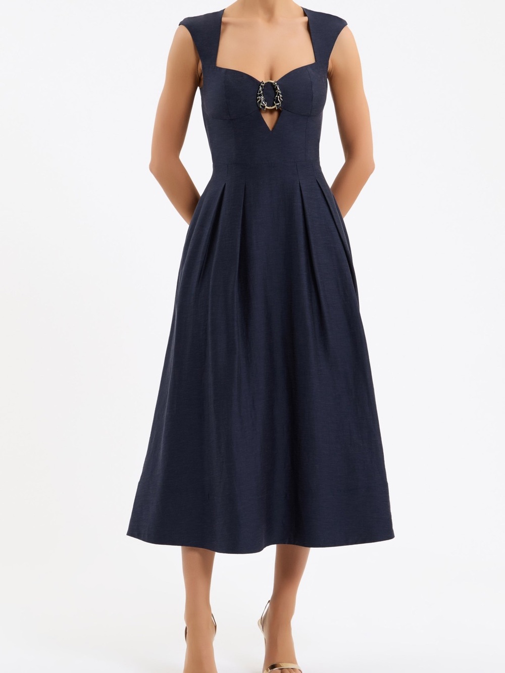 Rebecca Vallance Serenity Maxi Dress Navy